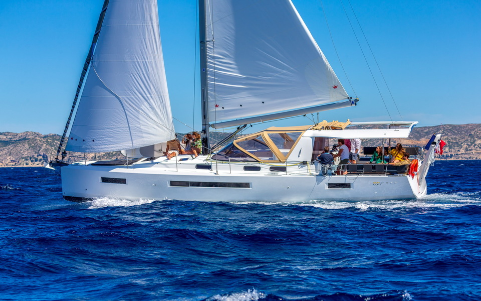 Sailboat Jeanneau Sun Loft 47 Charter Croatia Mediterranean Sea North Dalmatia Sailing Sailboats Rent Boats Yacht Charter